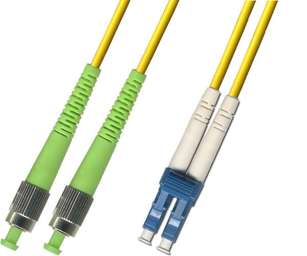 P-SM9-D2Y-FCA-LCU-xx Fiberworks AS  Patch SM DPX FC/APCR-LC/UPC xx m 9/OS2 G.657.A2 2x &#248;2mm Yellow